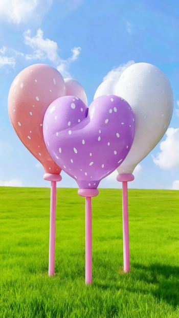 玻璃钢气球雕塑 (8)