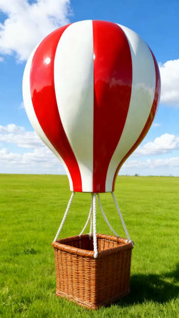 玻璃钢热气球雕塑 (1)