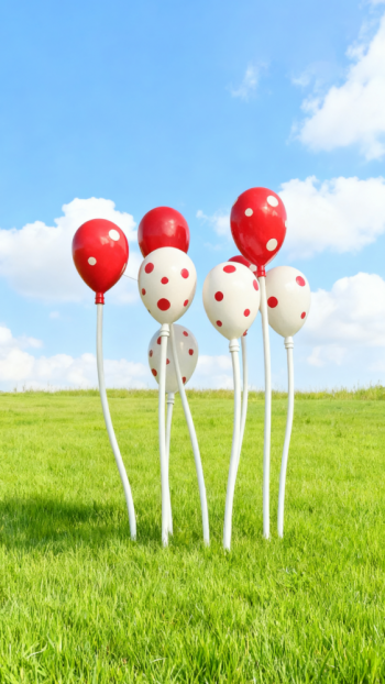 玻璃钢气球雕塑 (5)