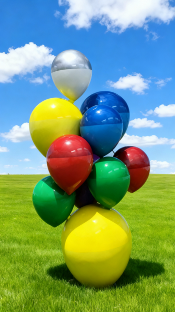 玻璃钢气球雕塑 (2)