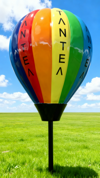 玻璃钢热气球雕塑 (4)