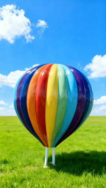 玻璃钢热气球雕塑 (2)