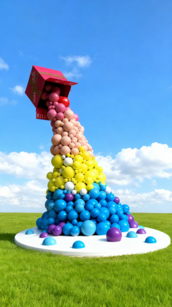 玻璃钢气球雕塑 (7)