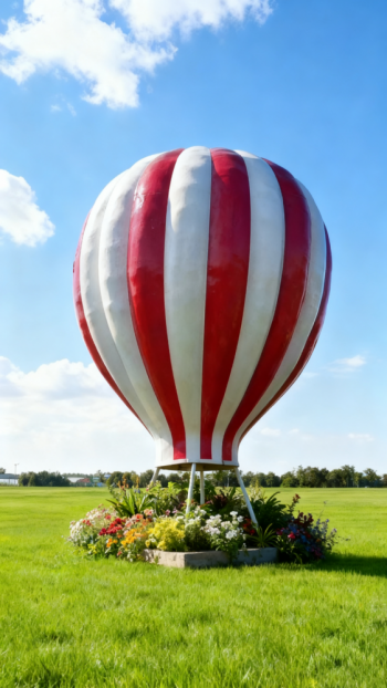 玻璃钢热气球雕塑 (6)