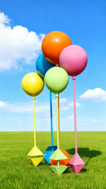 玻璃钢气球雕塑 (9)