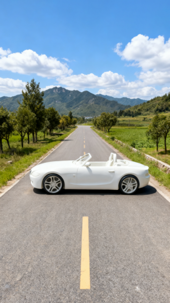 玻璃钢汽车雕塑 (4)