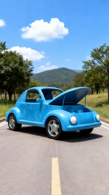 玻璃钢汽车雕塑 (10)