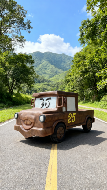 玻璃钢汽车雕塑 (12)