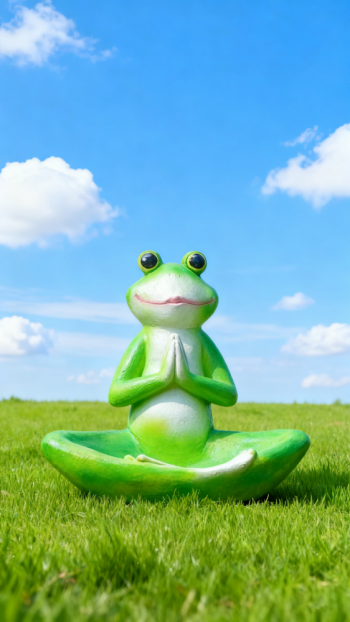 玻璃钢青蛙雕塑 (4)