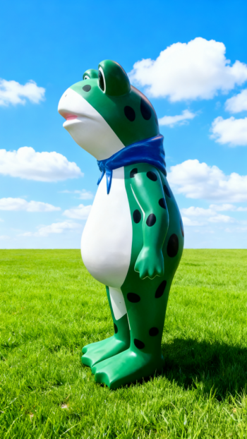 玻璃钢青蛙雕塑 (5)