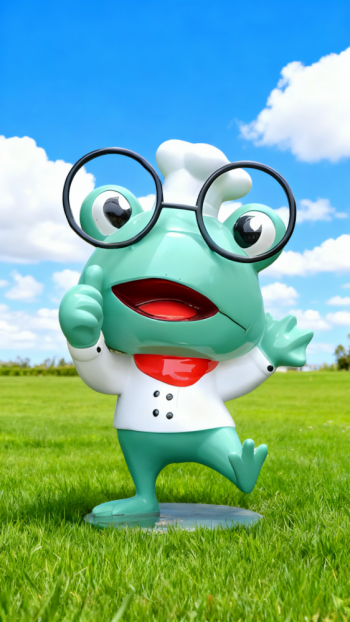 玻璃钢青蛙雕塑 (9)