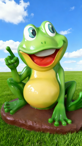 玻璃钢青蛙雕塑 (17)