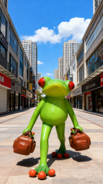 玻璃钢青蛙雕塑 (21)