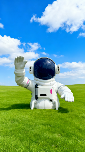 玻璃钢太空人雕塑 (6)