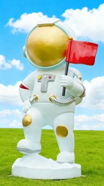 玻璃钢太空人雕塑 (10)