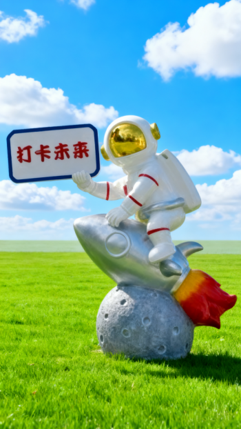 玻璃钢太空人雕塑 (11)