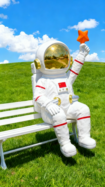 玻璃钢太空人雕塑 (12)