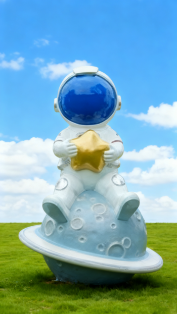 玻璃钢太空人雕塑 (19)