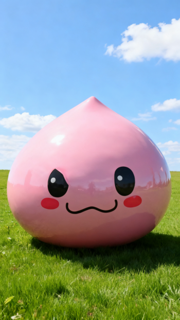 玻璃钢桃子雕塑 (4)