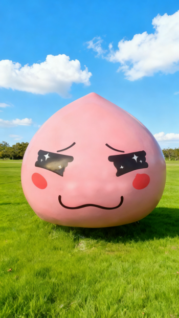 玻璃钢桃子雕塑 (6)