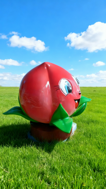 玻璃钢桃子雕塑 (18)