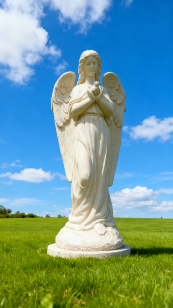 玻璃钢天使雕塑 (2)