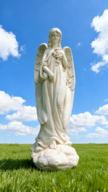 玻璃钢天使雕塑 (7)