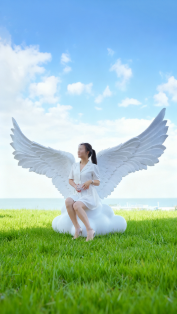 玻璃钢天使雕塑 (11)