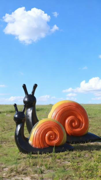 玻璃钢蜗牛雕塑 (1)