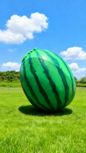 玻璃钢西瓜雕塑 (3)