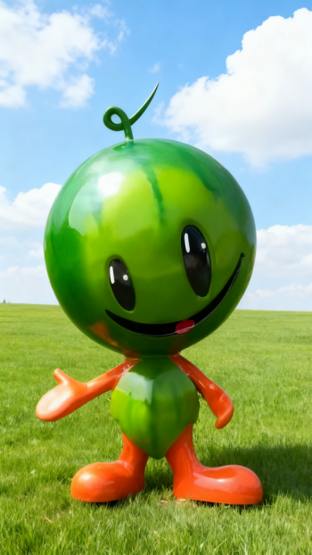 玻璃钢西瓜雕塑 (8)