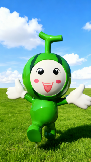 玻璃钢西瓜雕塑 (9)