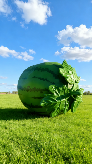 玻璃钢西瓜雕塑 (13)
