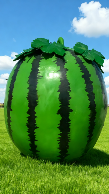 玻璃钢西瓜雕塑 (14)