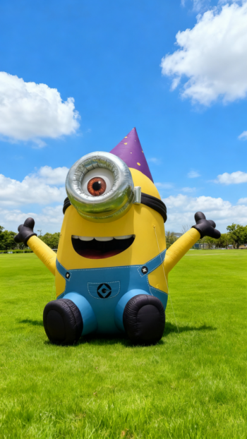 卡通小黄人雕塑 (7)