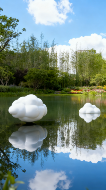 玻璃钢云朵雕塑 (3)