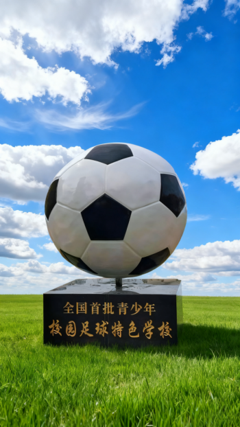 玻璃钢足球雕塑 (5)