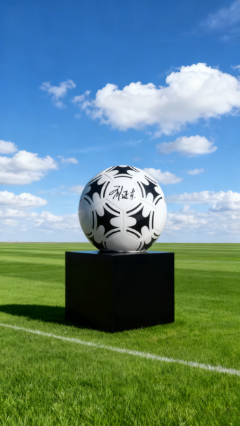 玻璃钢足球雕塑 (7)