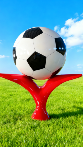 玻璃钢足球雕塑 (11)