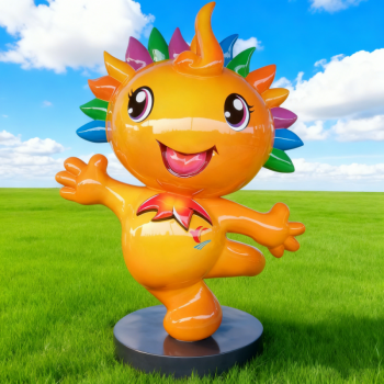 玻璃钢卡通雕塑公仔