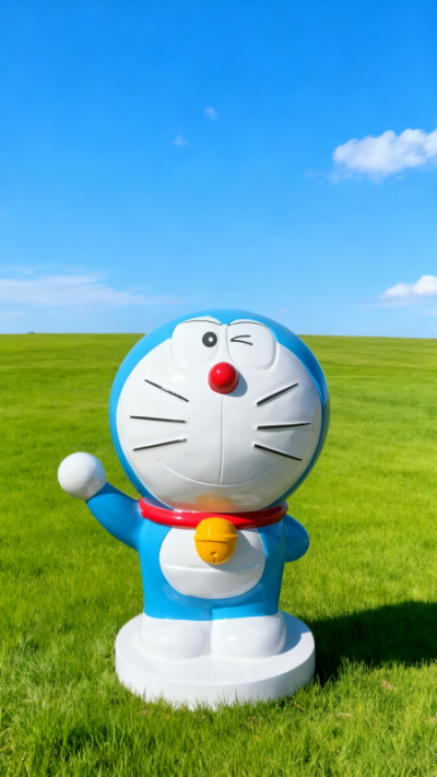玻璃钢哆啦A梦雕塑 (8)
