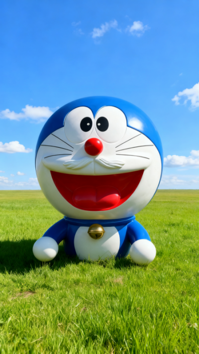 玻璃钢哆啦A梦雕塑 (9)