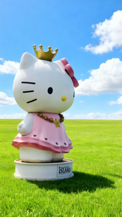 玻璃钢HelloKitty猫雕塑 (7)