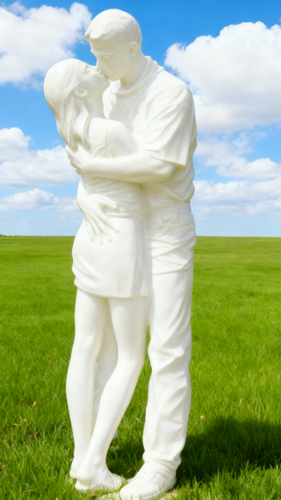 情侣人物雕塑 (4)