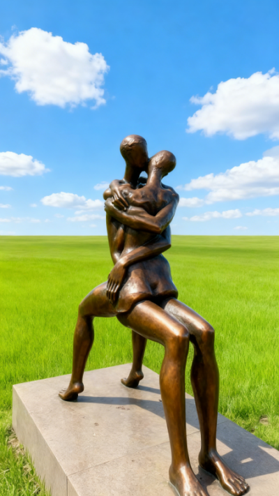 情侣人物雕塑 (6)