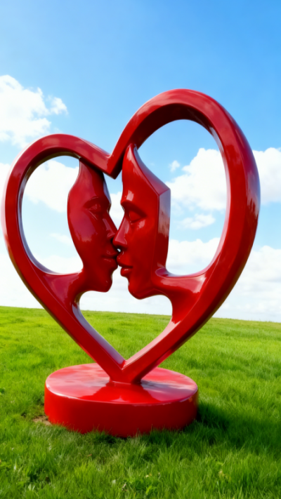 情侣人物雕塑 (12)