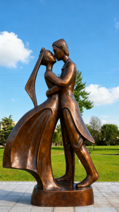 情侣人物雕塑 (14)