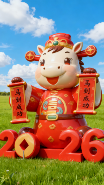 财神马公仔 马到成功