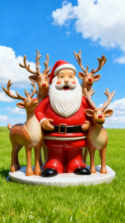 圣诞主题雕塑 (3)