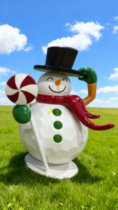 圣诞主题雕塑 (5)